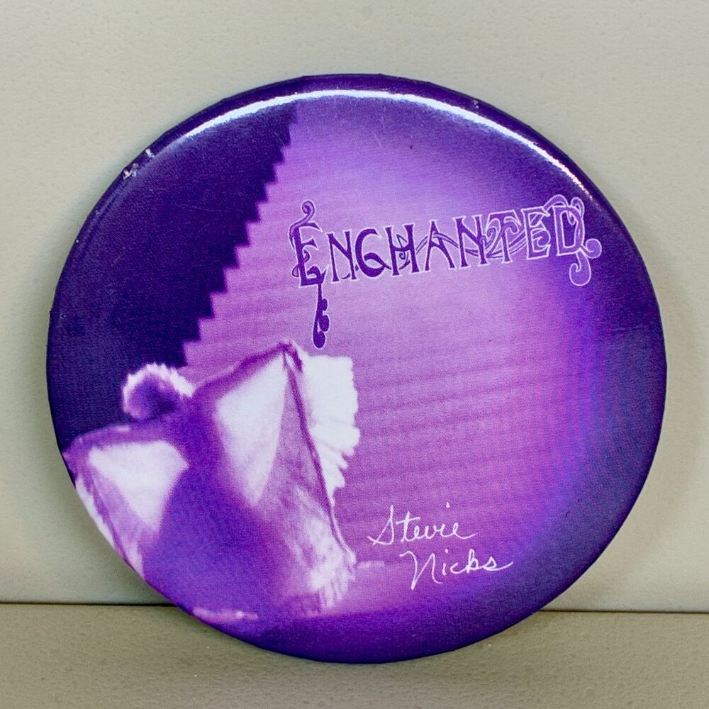 Stevie Nicks Enchanted Music Album Promo Pin Button Pinback